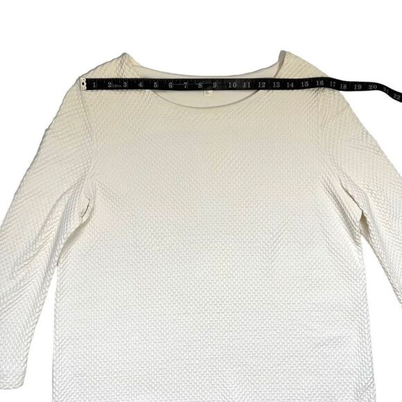 COS Women's Cream 3/4 Sleeves Top Size Medium - Picture 11 of 12